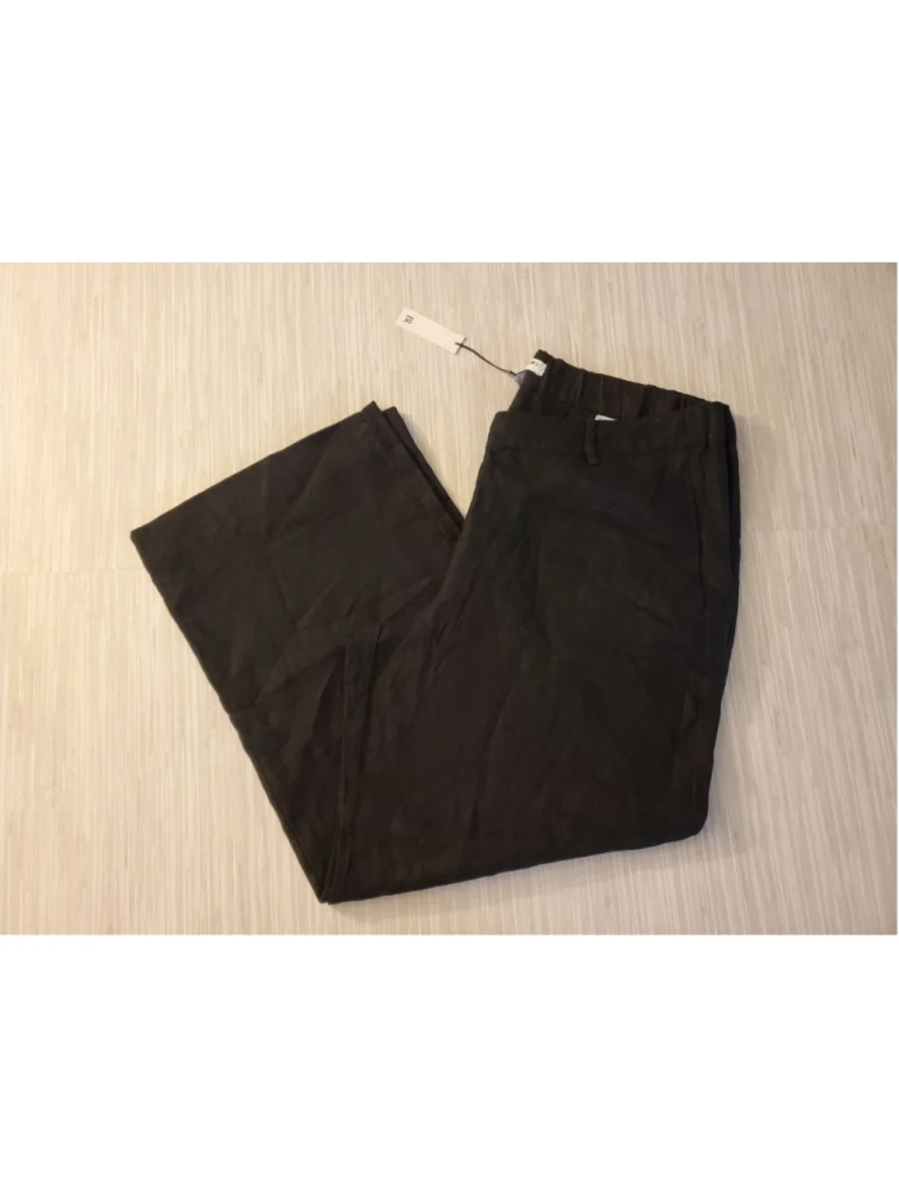 Banana Republic Everyday Wide Leg 100% Linen Pants Black XL NWT $140